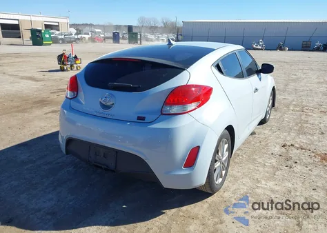 2014 Hyundai Veloster Re:flex W/Black z USA, uszkodzony, nr VIN KMHTC6AD1EU213043